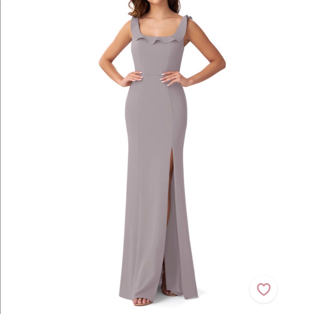 NWT azazie samantha dress dusk size 0 or a0
